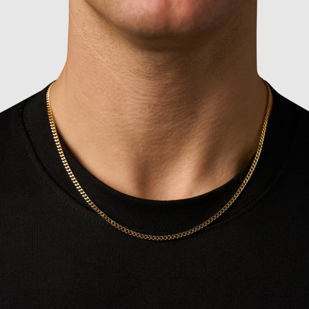 Cuban (18ct Gold) 3mm | Sterling Silver