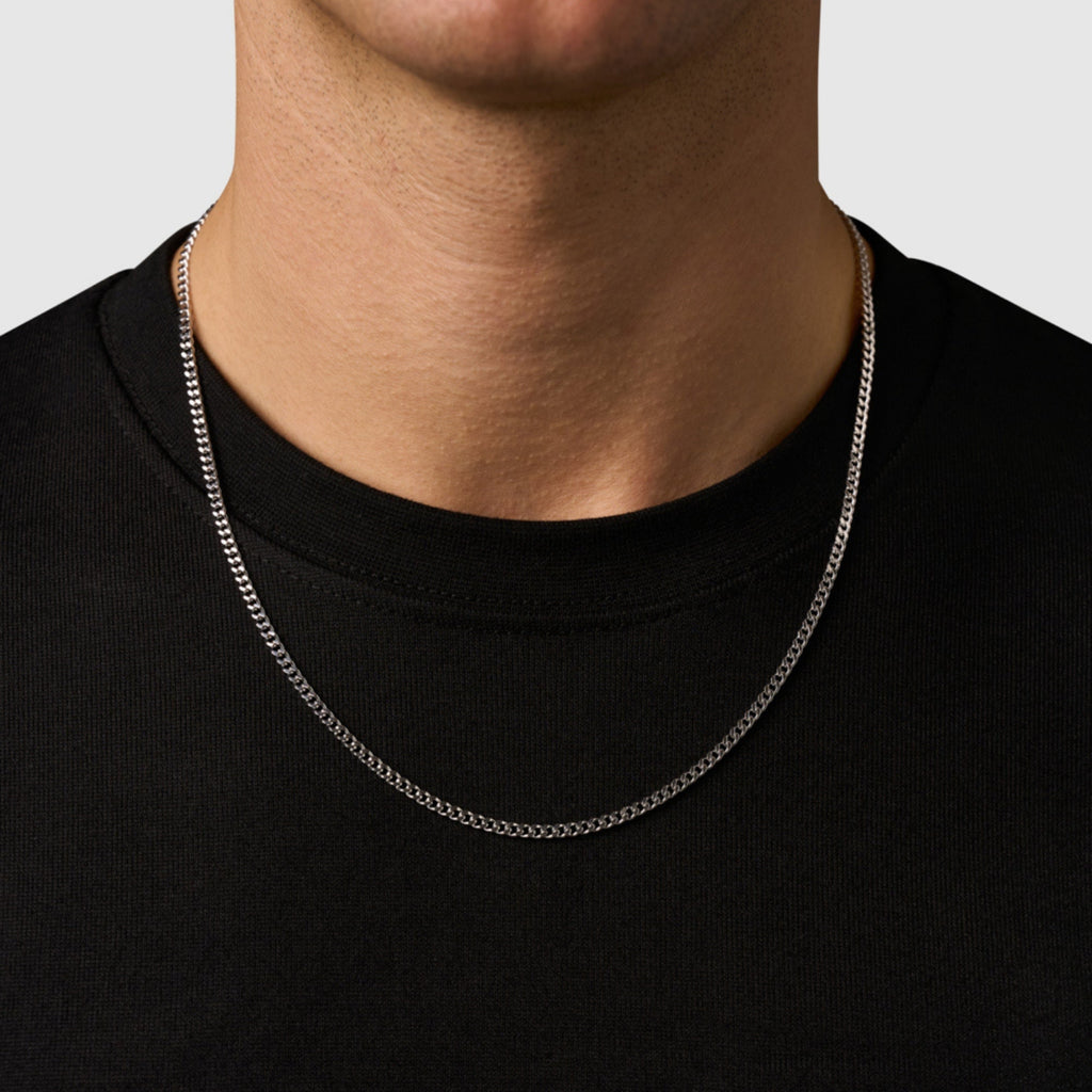 Cuban (Silver) 3mm | Sterling Silver