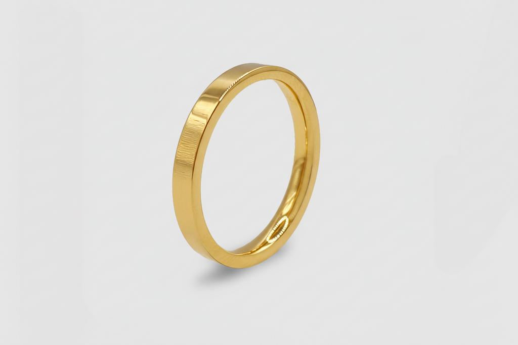 Flat Band Ring (Gold) 3mm