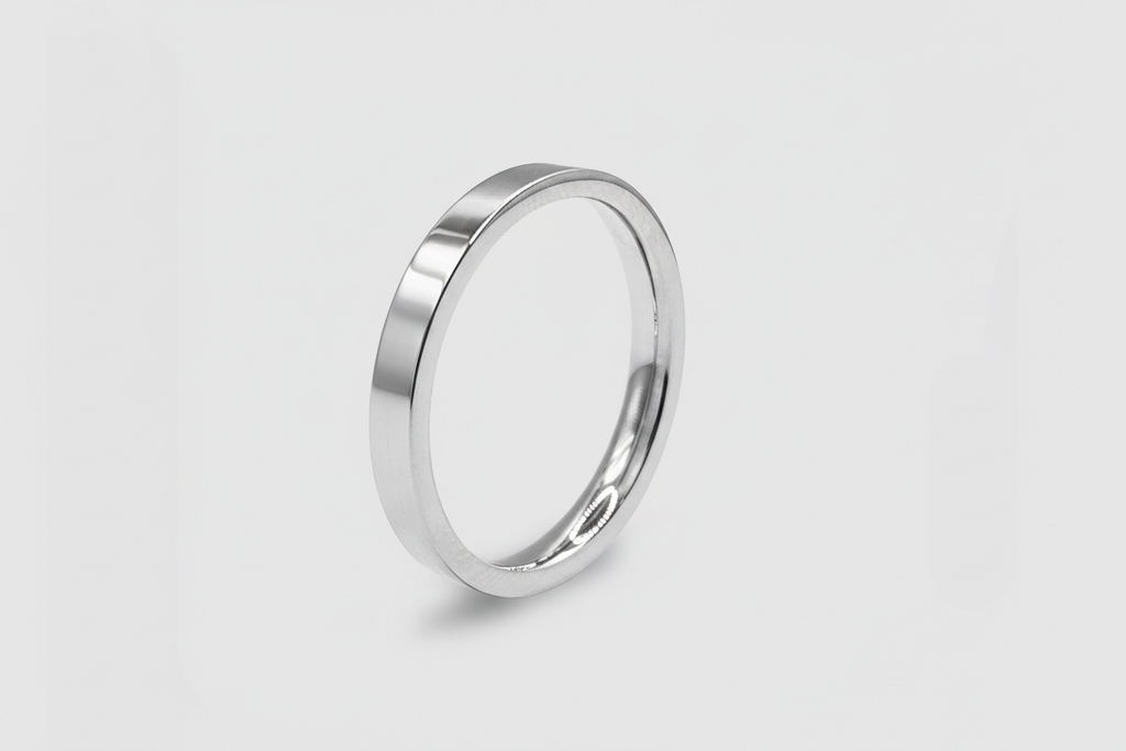 Flat Band Ring (Silver) 3mm