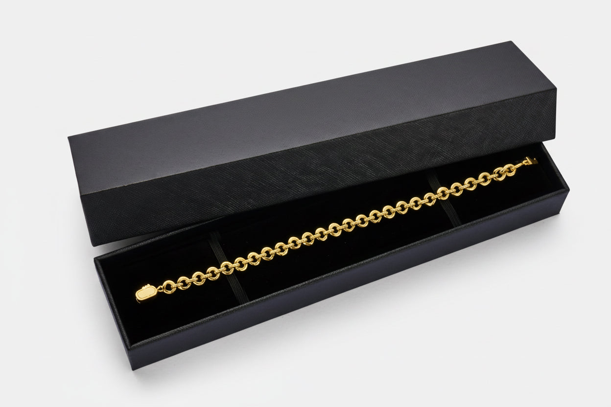 Melted Link Bracelet (Gold)