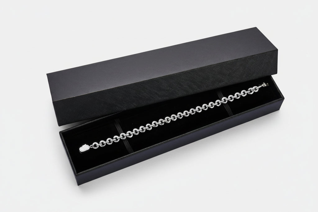 Melted Link Bracelet (Silver)