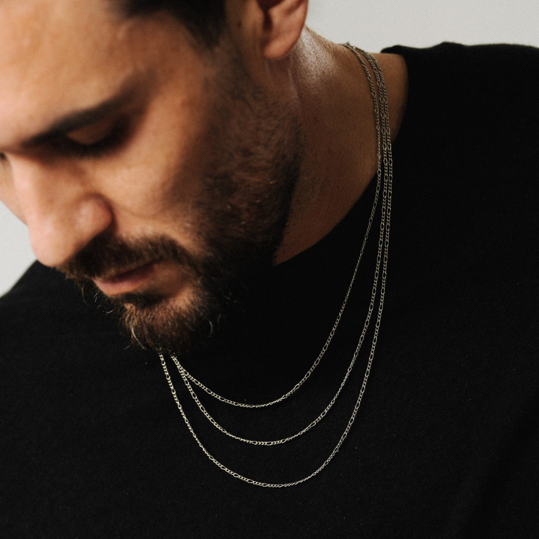 Round Figaro (Silver) 2mm