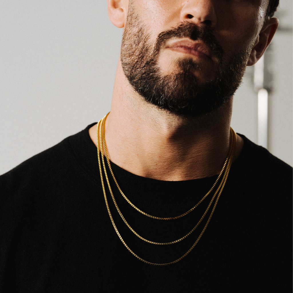 Round Box Chain (Gold) 2mm