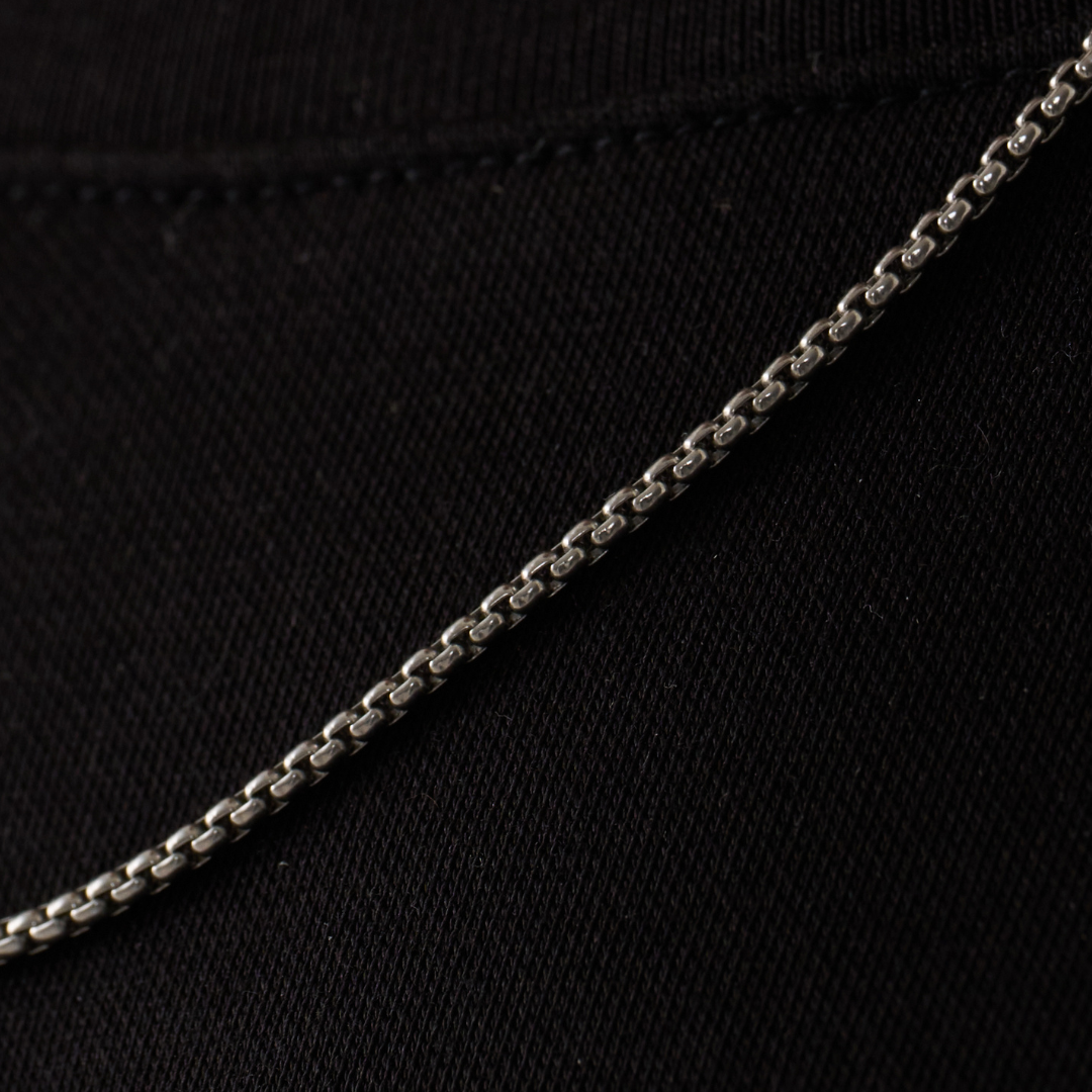 Round Box Chain (Silver) 2mm