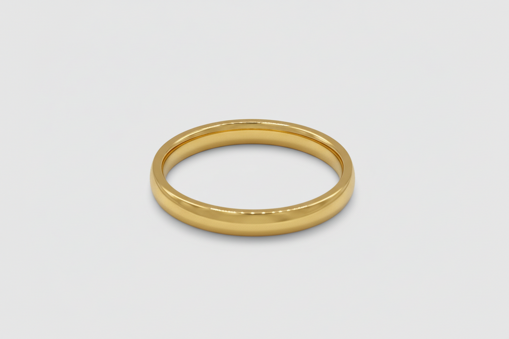 Round Band Ring (Gold) 3mm