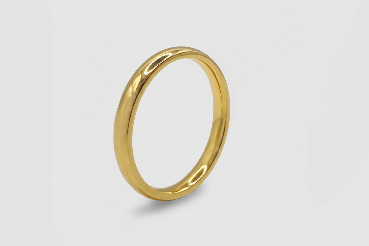 Round Band Ring (Gold) 3mm