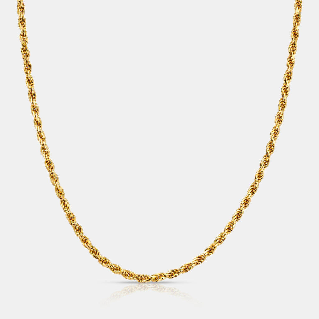 Rope (18ct Gold) 3mm | Sterling Silver