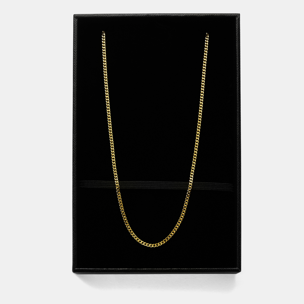 Cuban (18ct Gold) 2mm | Sterling Silver