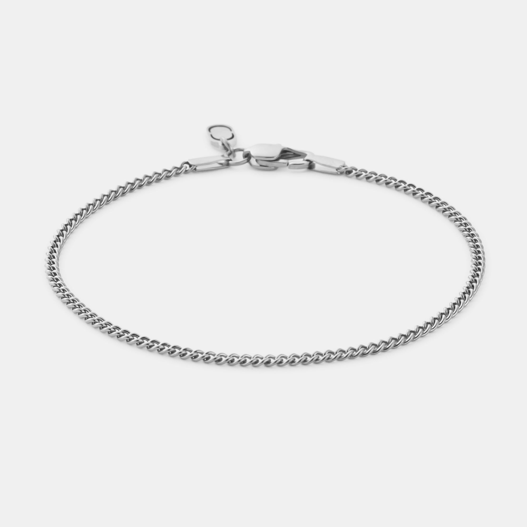 Cuban Bracelet (Silver) 2mm