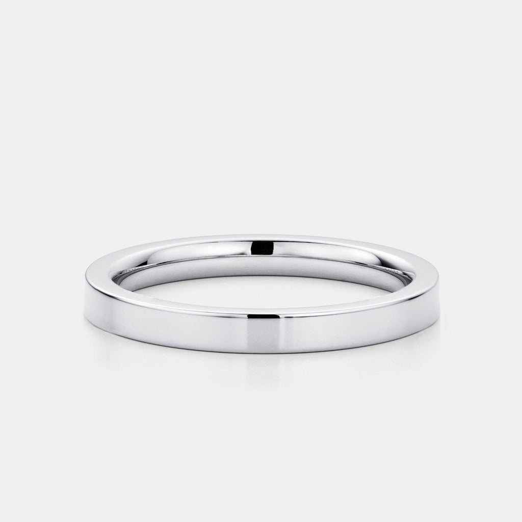 Flat Band Ring (Silver) 3mm