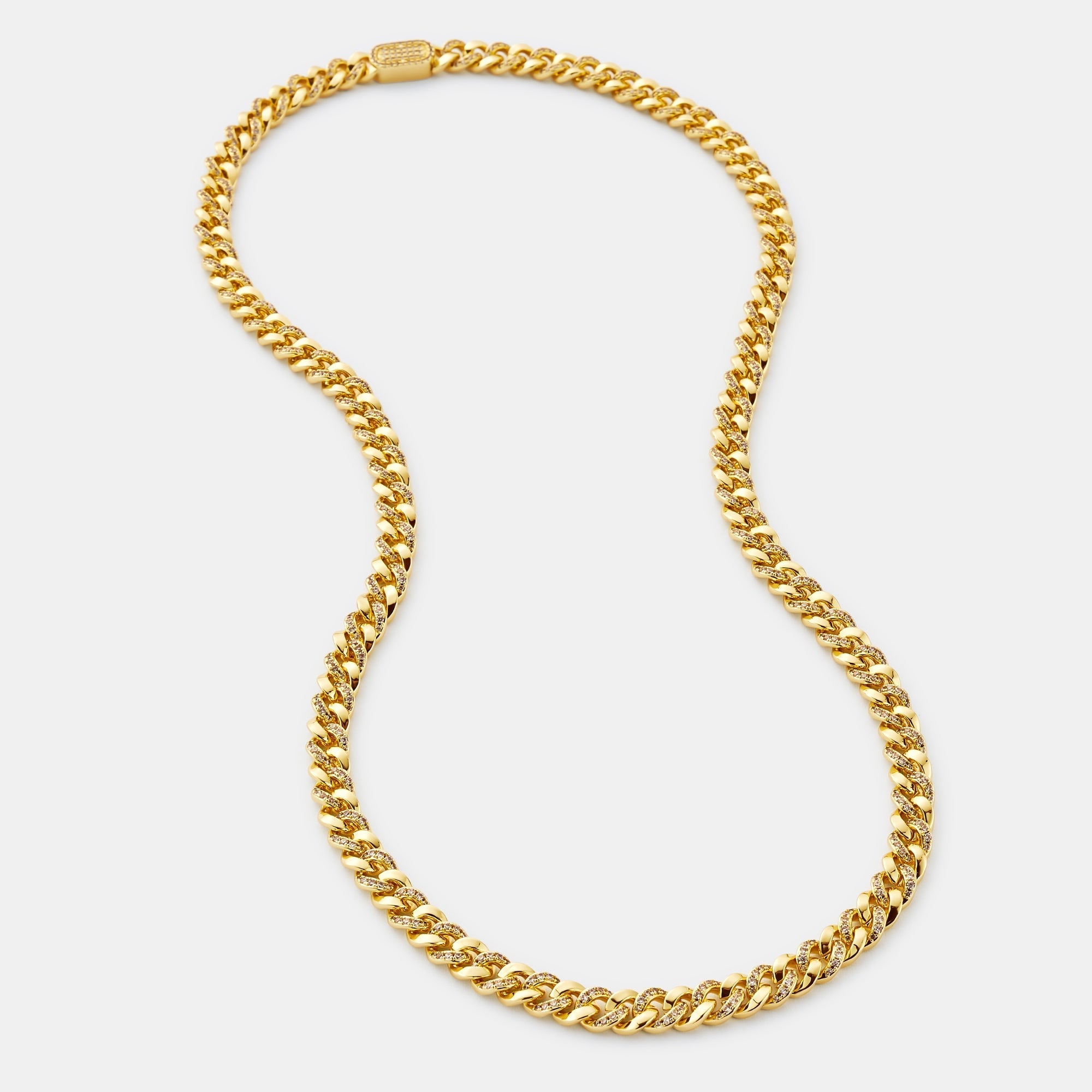 Half Iced Cuban (Gold) 6mm