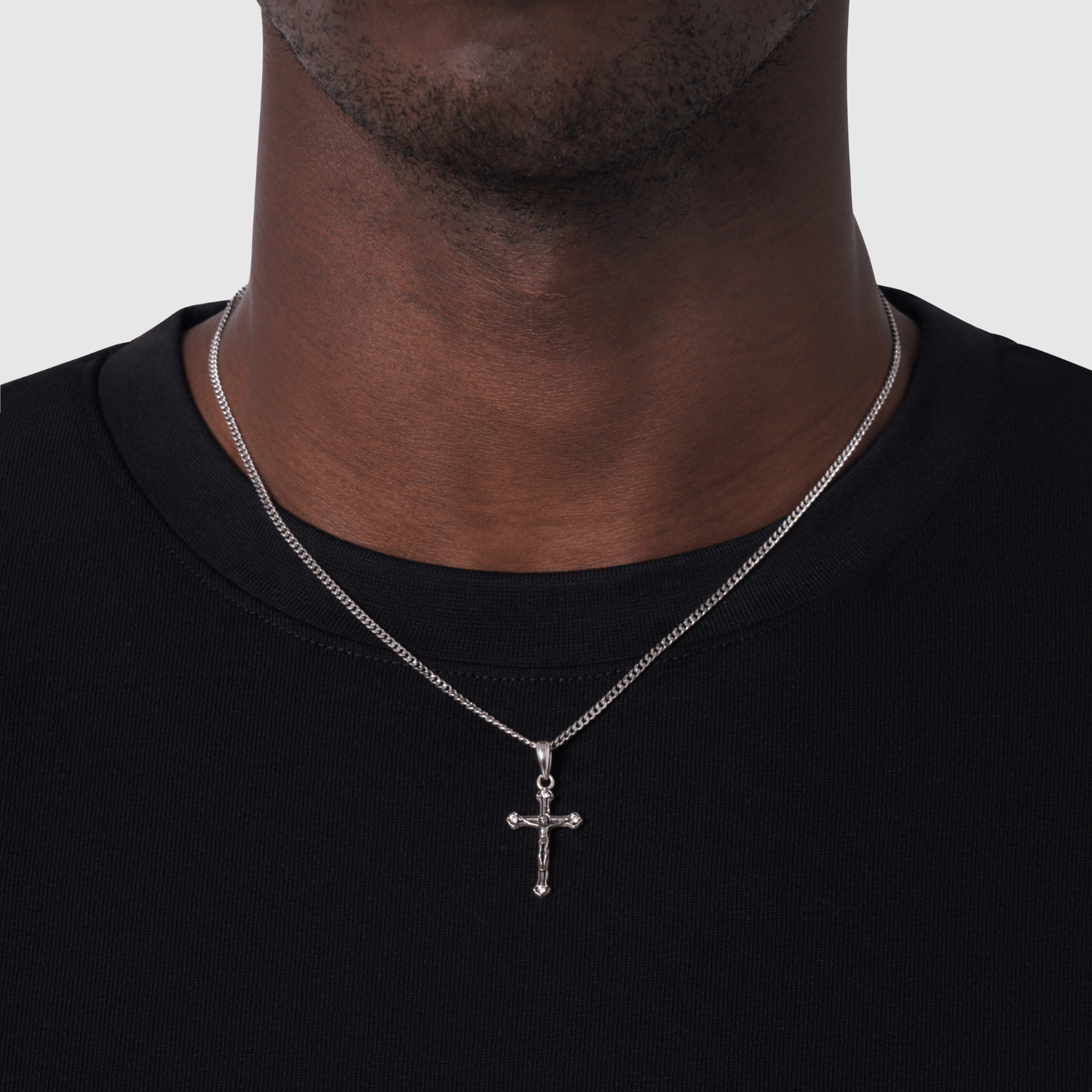 Melted Crucifix (Silver) | Sterling Silver