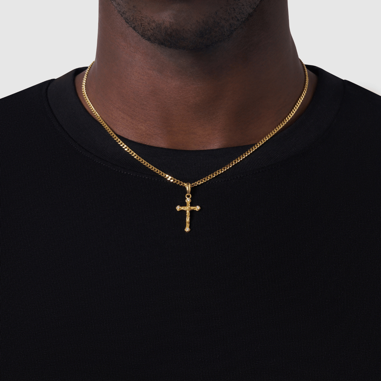Melted Crucifix (18ct Gold) | Sterling Silver