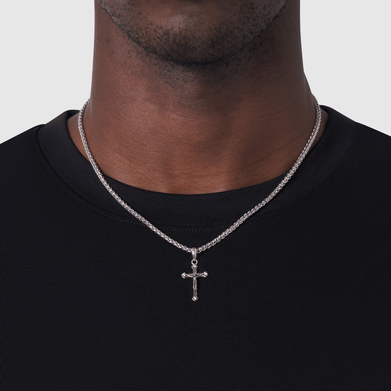 Melted Crucifix (Silver) | Sterling Silver