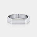 Rectangle Signet Ring (Silver)