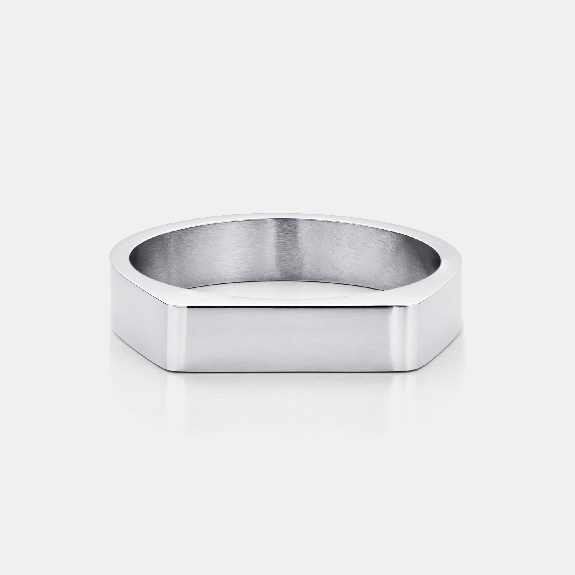 Rectangle Signet Ring (Silver)