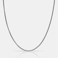 Round Box Chain (Silver) 2mm