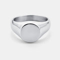 Round Signet Ring (Silver)