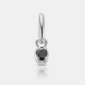 Mini Onyx Oval (Silver)
