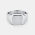Square Signet Ring (Silver)