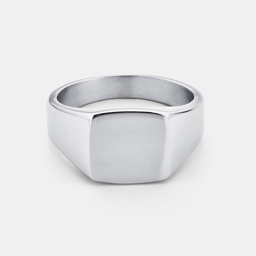Square Signet Ring (Silver)
