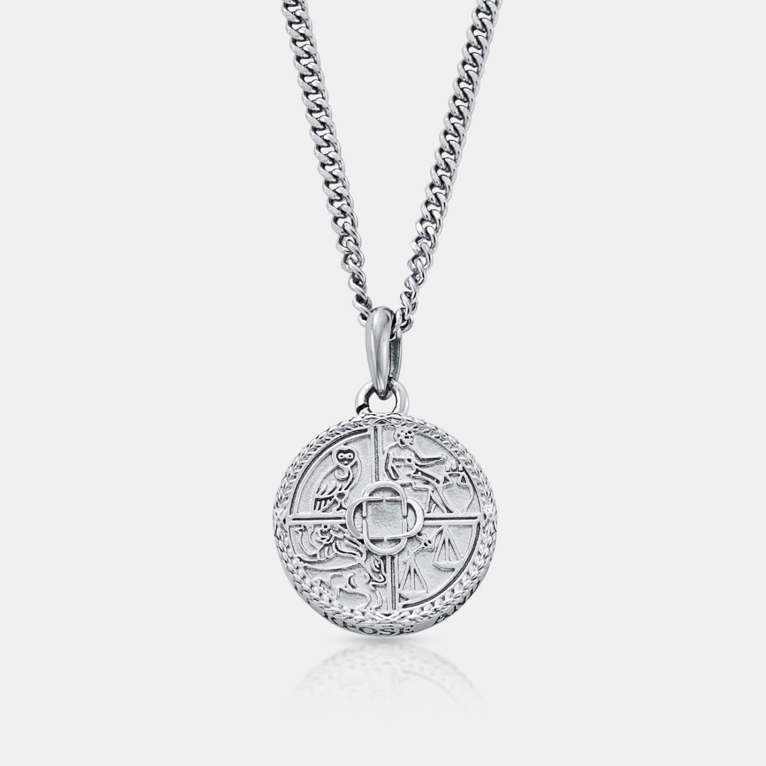 Virtues Pendant (Silver)